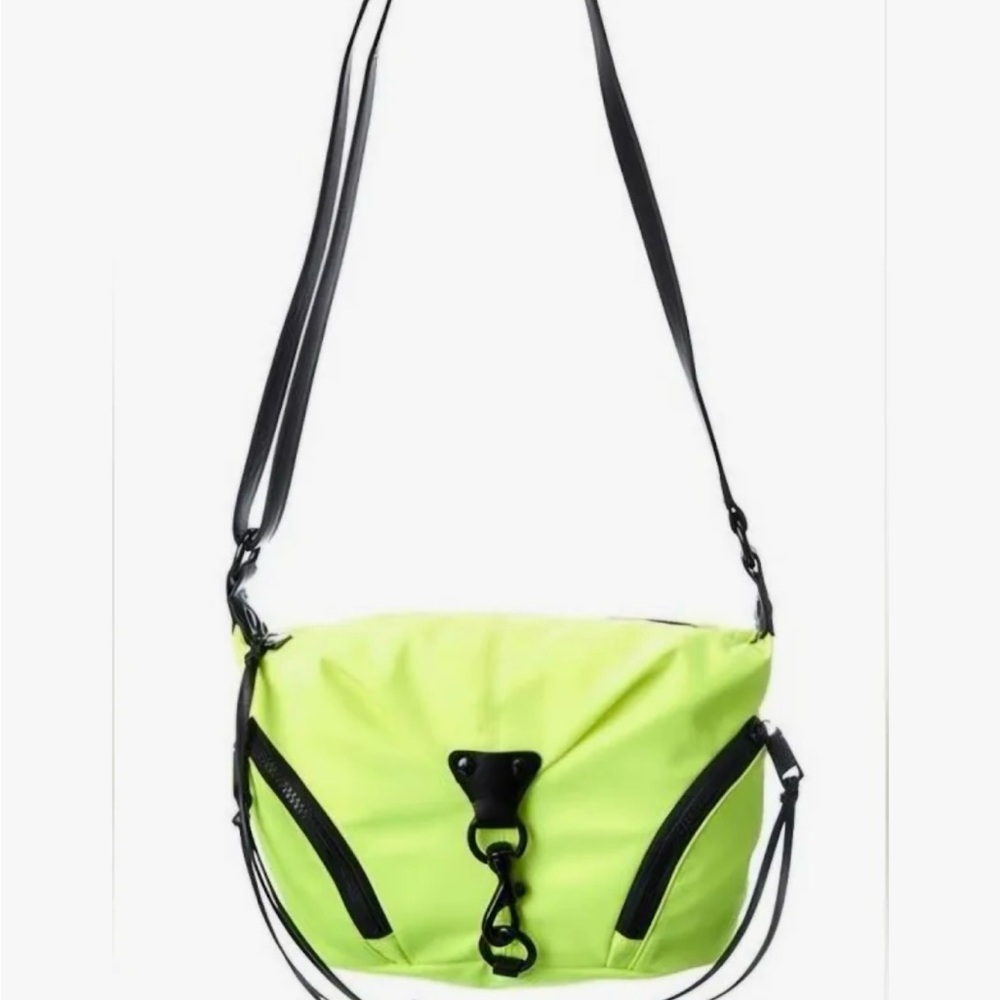 Neon Lime Crossbody Shoulder Bag - Women